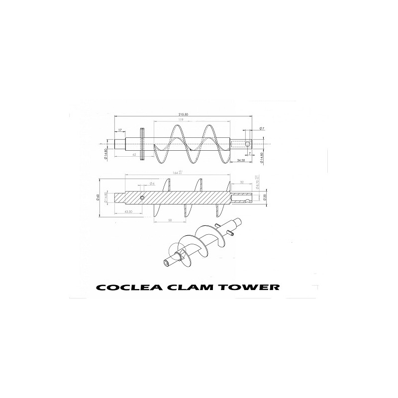 COCLEA PELLET CLAM TOWER