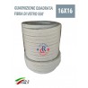 GUARNIZIONE QUADRATA ALTA TEMPERATURA 16X16mm SPORTELLO STUFA PELLET VULCANIA THERMOROSSI SICALOR CAMINO