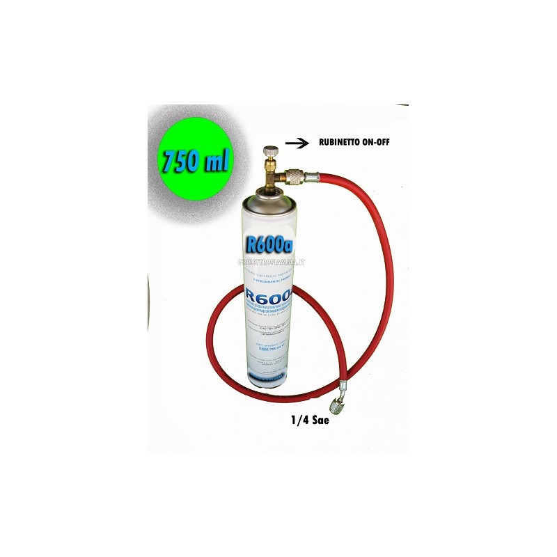 Gas Refrigerante R600a Bombona De De 420 Gramos - Para Neveras Y Equipos De Refrigeración, Marca Mariel Gas Refrigerante R600a 420 Gr