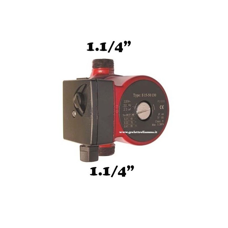 POMPA CIRCOLATORE CALDAIA STUFA PELLET WILO DAB GRUNFOS 11/4 6MT