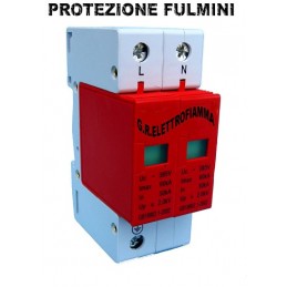 SCARICATORE SOVRATENSIONE SOVRATENZIONE 2P 30-60Ka C 230V AC protezione fulmini