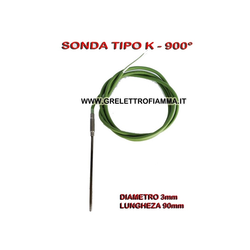 SONDA CAMERA DI COMBUSTIONE LAMINOX TERMOBOILER TIPO K 3X90