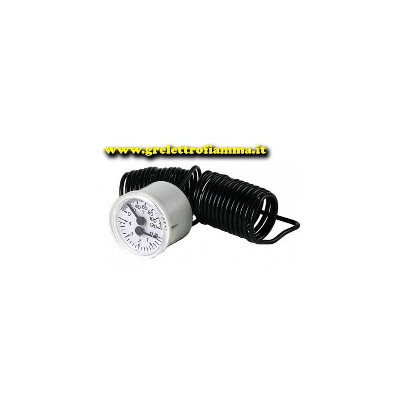 TERMOIDROMETRO CALDAIA GAS STUFA PELLET TERMERATURA PRESSIONE D40