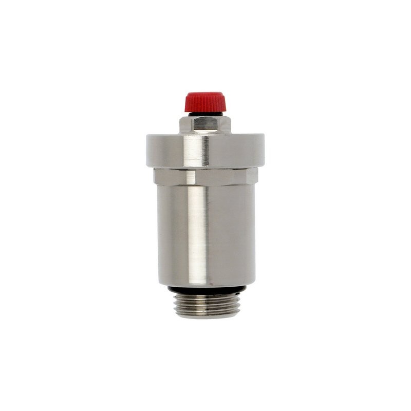 VALVOLA SFIATO AUTOMATICA SFOGO ARIA MINI 3/8 CALDAIA PELLET CAMINO