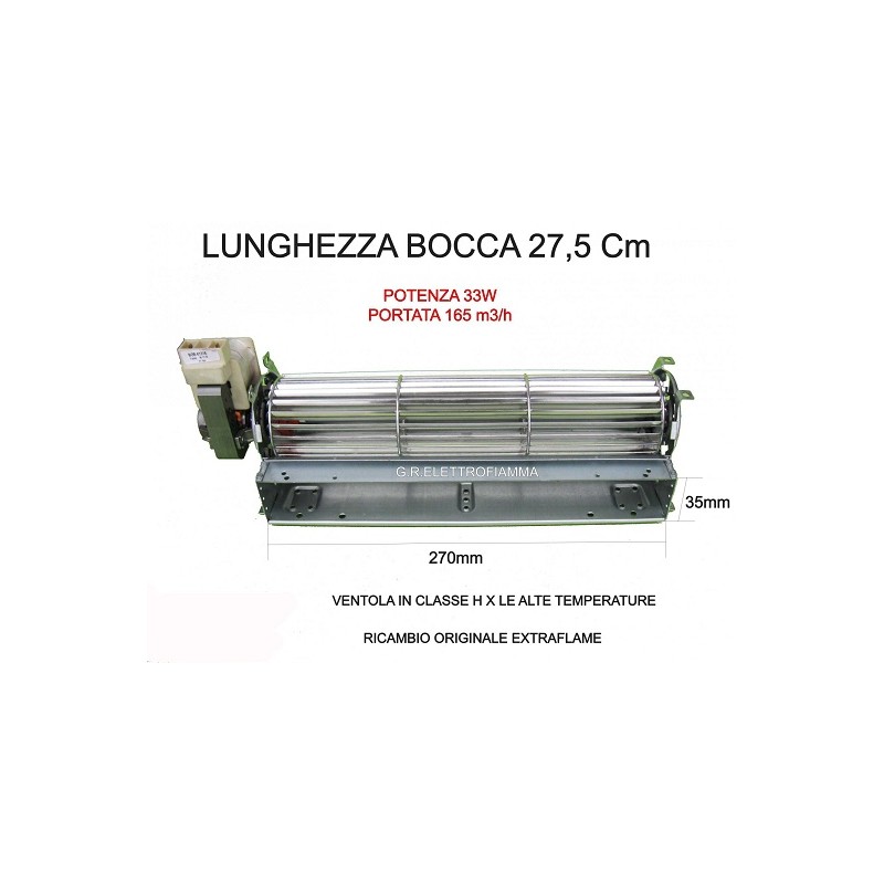 VENTOLA TANGENZIALE TRIAL THS27B6-029 EXTRAFLAME NORDICA