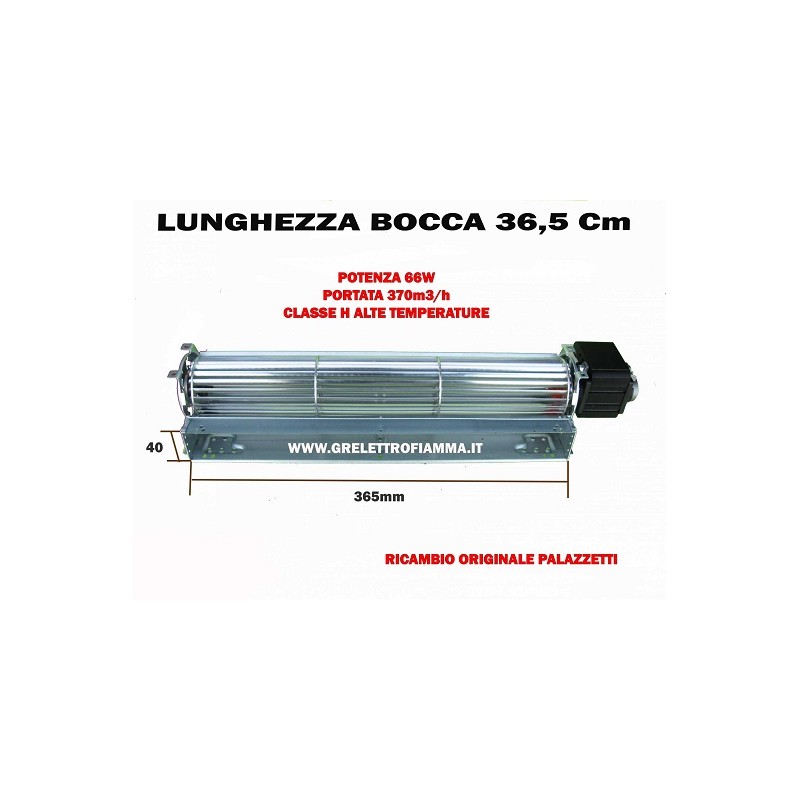 VENTOLA TRIAL THS36B6-010 TAS36B-062 TFA014-D6-P STUFA PELLET PALAZZETTI