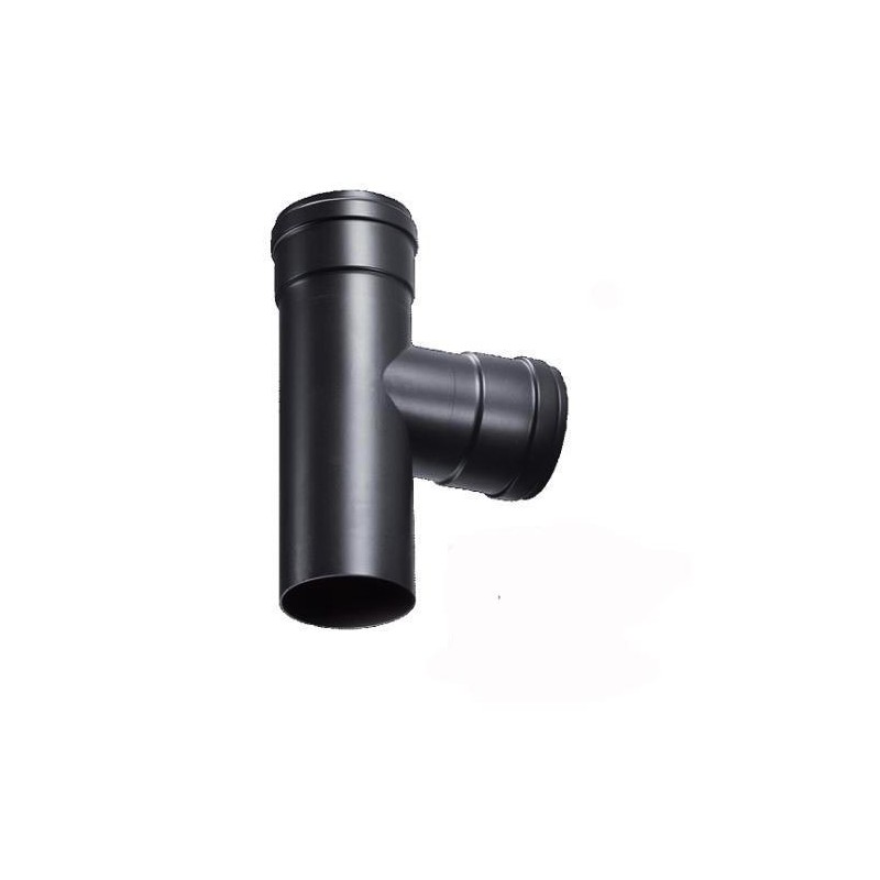 RACCORDO A T SCARICO FUMI STUFA PELLET  D80 FFM