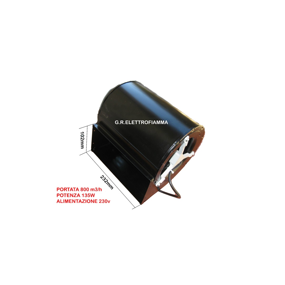 VENTOLA CENTRIFUGA ECOFIT 4GDS25 146X180L