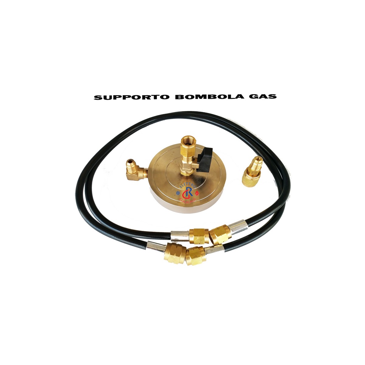 SUPPORTO BOMBOLA GAS R134A R404A R410A R407C R22 ECC