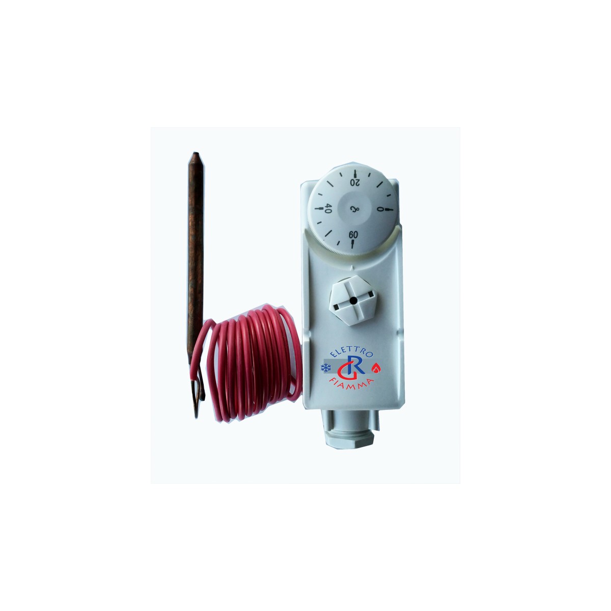 TERMOSTATO REGOLABILE 0-60° CON SONDA A BULBO