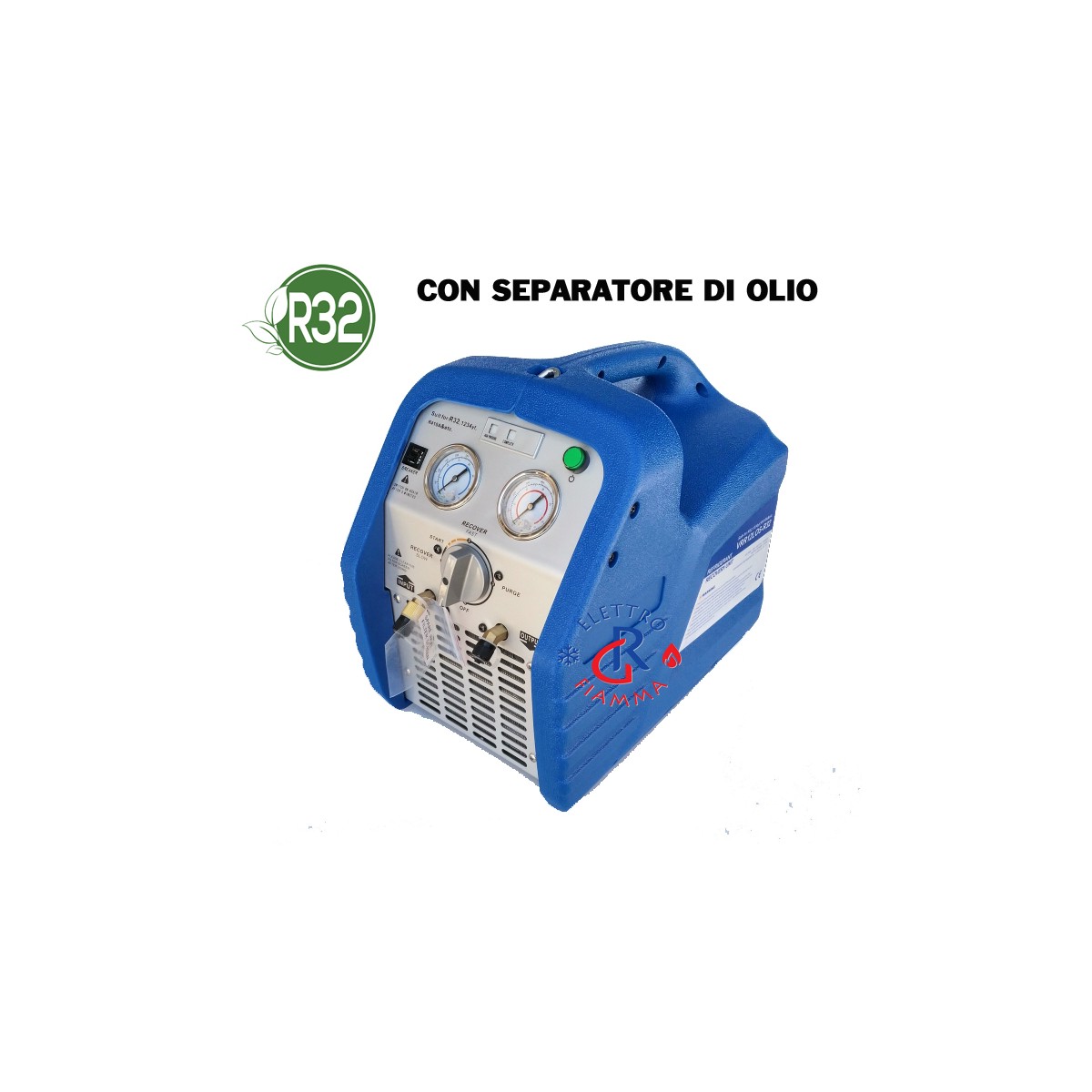 RECUPERATORE GAS REFRIGERANTEUNITA DI RECUPERO R32 R1234YF R410A R404