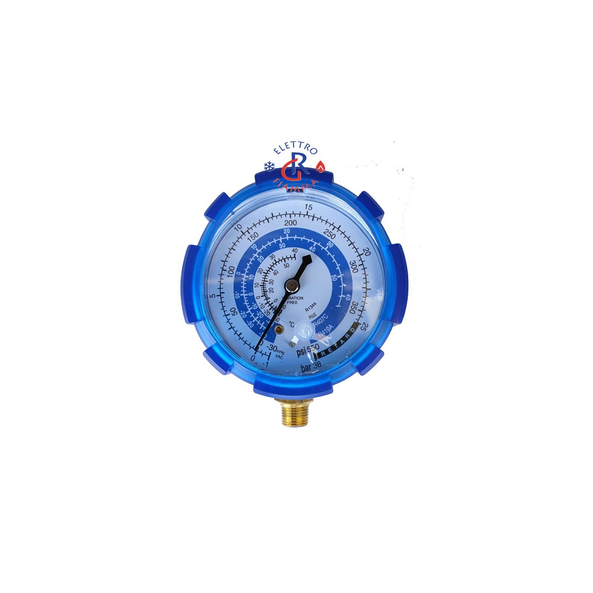 MANOMETRO BASSA PRESSIONE GAS R410A R407C R134A R22