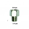RACCORDO 3/8F X1/4 M CONNESSIONE GRUPPO VACUOMETRO POMPA VUOTO