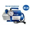 POMPA VUOTO CONDIZIONAMENTO REFRIGERAZIONE 200 LT-MIN GAS R32 BISTADIO
