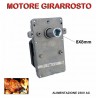 MOTORE  GIRARROSTO 23W 2 RPM.8X8 CON CUSCINETTI  P.20