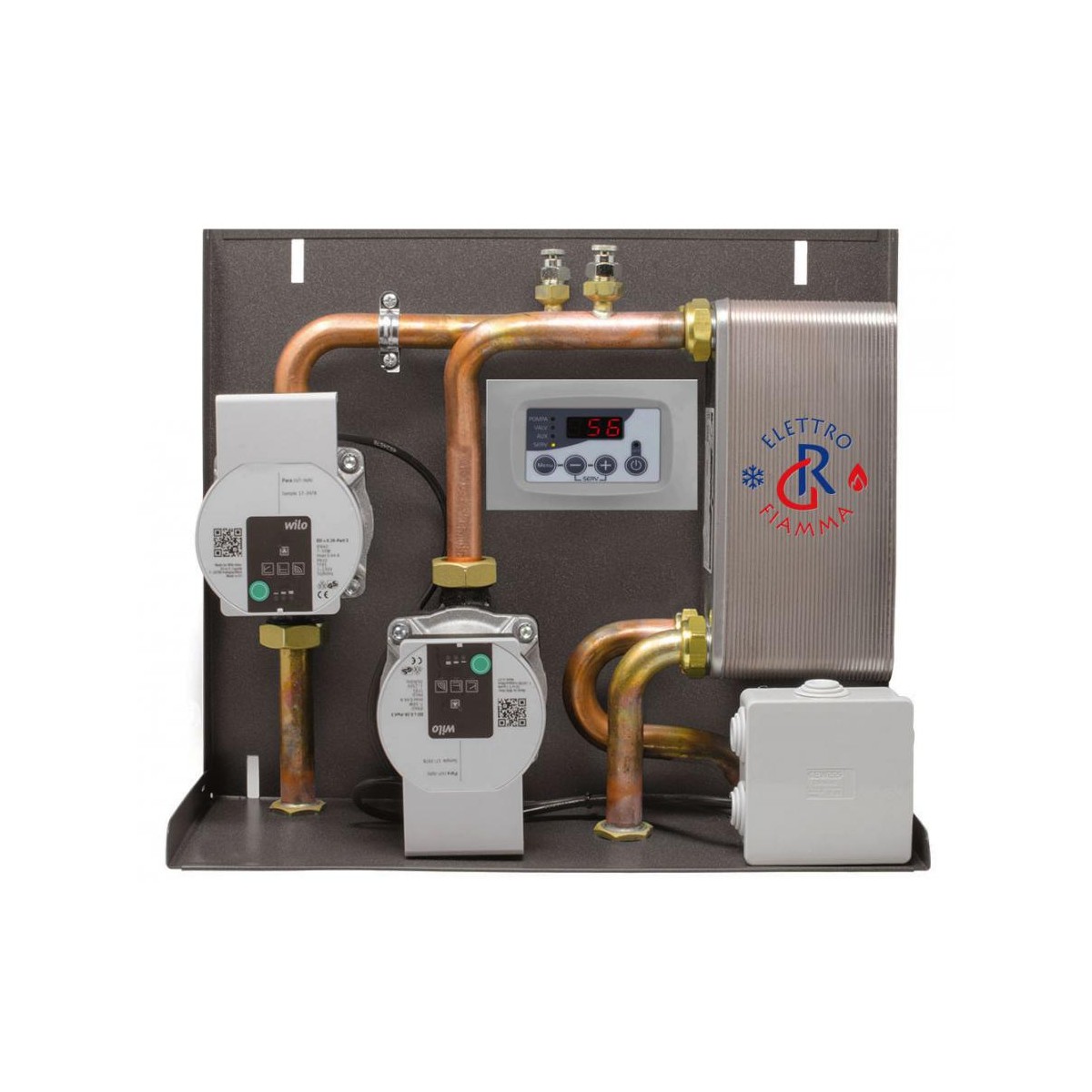 KIT SCAMBIATORE SEPARAZIONE CALDAIA DA IMPIANTO RISCALDAMENTO 40P