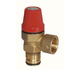 VALVOLA DI SICUREZZA Ø 20 CON 0-RING USCITA 1/2 F BERATTA RIELLO IMMERGAS VOKERA