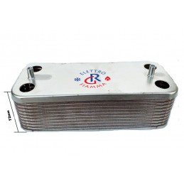 SCAMBIATORE CALORE A PIASTRE CAMINO CALDAIA PELLET FETM 30KW