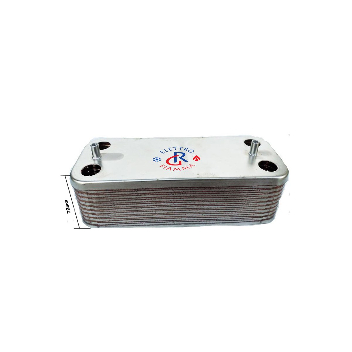 SCAMBIATORE CALORE A PIASTRE CAMINO CALDAIA PELLET FETM 30KW