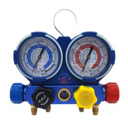 GRUPPO MANOMETRICO GAS R410A R32 R1234YF R134A R22 4 VIE