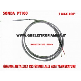 SONDA FUMI PT100 PANNELLO SOLARE CAMINO  PALAZZETTI