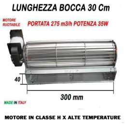 VENTILATORE EMMEVI L300 SX SICALOR VULCANIA NORDICA TFL 300/20-3ADC HT TRIAL TAS30B-019 QLZ06/0030A85-3020LH-43