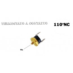 TERMOSTATO RILEVAZIONE TEMPERATURA SICUREZZA 110C° NC STUFA PELLET CALDAIA