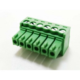 CONNETTORE 6 POLI AD INNESTO PER SCHEDE ELETTRONICHE STUFA PELLET P.3.81