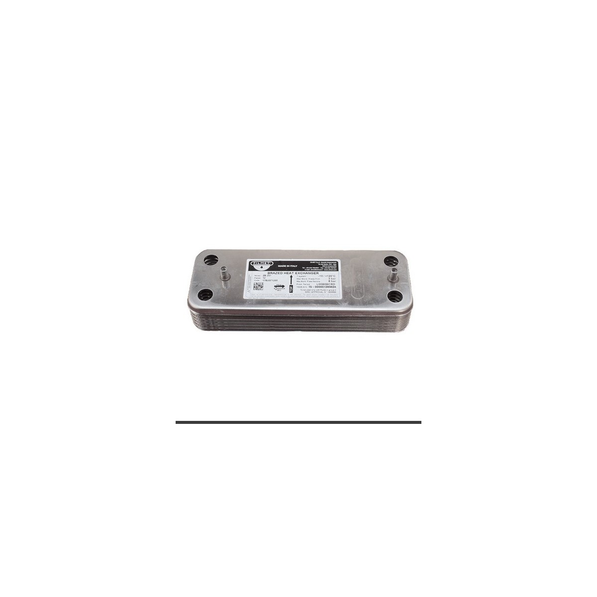 SCAMBIATORE CALORE CALDAIA GAS BAXI TIPO ZILMET 5686670