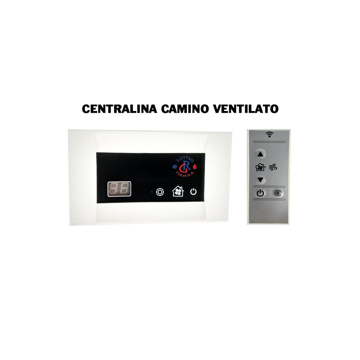 CENTRALINA CAMINO TERMOCAMINO VENTILATO CON TELECOMANDO