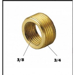 GHIERA RACCORDO VASO DI ESPANSIONE CANDELETTA 3/8F - 3/4 M