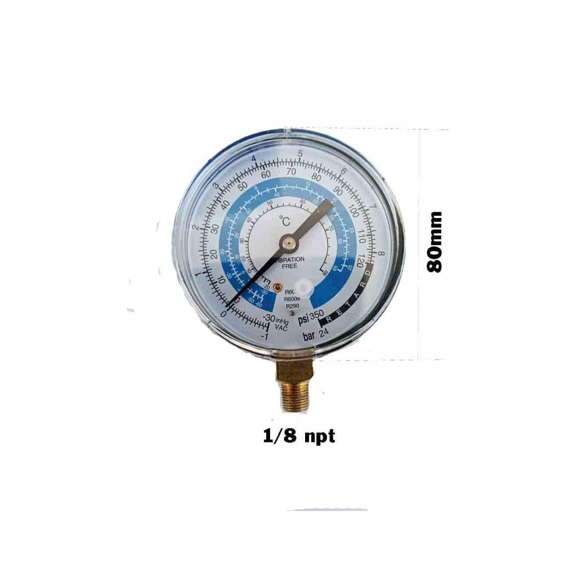 MANOMETRO GAS R600a R290